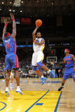 Detroit Pistons v Golden State Warriors: Ben Wallace and Dorell Wright