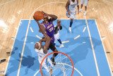 Phoenix Suns v Denver Nuggets: Earl Barron and Al Harrington