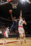 Denver Nuggets v Toronto Raptors: Andrea Bargnani and Nene