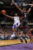 Miami Heat v Sacramento Kings: Tyreke Evans and Chris Bosh