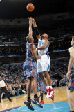 Charlotte Bobcats v New Orleans Hornets: David West and Boris Diaw