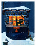 "Newsstand in the Snow"  December 20 1941