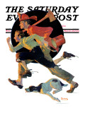 "To the Rescue" Saturday Evening Post Cover  March 28 1931