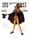 "Tiny Tim" or "God Bless Us Everyone" Saturday Evening Post Cover  December 15 1934