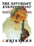 "Christmas  1927" (King Kong Santa) Saturday Evening Post Cover  December 3 1927