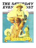 "Summertime  1933" Saturday Evening Post Cover  August 5 1933