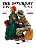 "Young Artist" or "She's My Baby" Saturday Evening Post Cover  June 4 1927