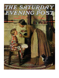 "Medicine Giver" "Take Your Medicine" Saturday Evening Post Cover  May 30 1936