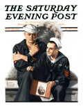 "Thinking of the Girl Back Home" Saturday Evening Post Cover  January 18 1919