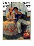 "Yarn Spinner" Saturday Evening Post Cover  November 8 1930