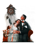 "Courting under the Clock at Midnight"  March 22 1919