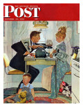 "Dewey v Truman" Saturday Evening Post Cover  October 30 1948