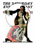 "Silhouette Maker" Saturday Evening Post Cover  September 24 1927