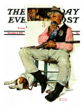 "Sheriff and Prisoner" Saturday Evening Post Cover  November 4 1939