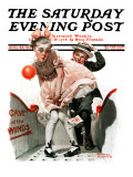"Cave of the Winds" Saturday Evening Post Cover  August 28 1920