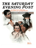 "First Haircut" Saturday Evening Post Cover  August 10 1918