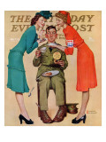 "Willie Gillis at the USO" Saturday Evening Post Cover  February 7 1942