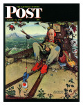 "April Fool  1945" Saturday Evening Post Cover  March 31 1945