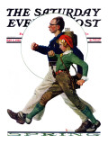 "Hikers" Saturday Evening Post Cover  May 5 1928