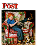 "Trumpeter" Saturday Evening Post Cover  November 18 1950