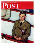 "Willie Gillis in Church" Saturday Evening Post Cover  July 25 1942