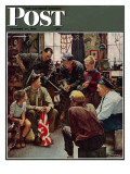 "Homecoming Marine" Saturday Evening Post Cover  October 13 1945