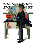 "Jazz It Up" or "Saxophone" Saturday Evening Post Cover  November 2 1929