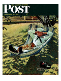 "On Leave" Saturday Evening Post Cover  September 15 1945