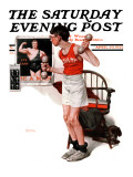 "Champ" or "Be a Man" Saturday Evening Post Cover  April 29 1922