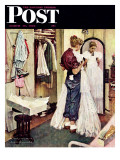 "Prom Dress" Saturday Evening Post Cover  March 19 1949