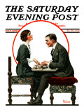 "Ouija Board" Saturday Evening Post Cover  May 1 1920