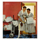 "Just Married" (hotel maids and confetti)  June 29 1957