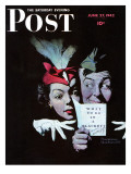 "Willie Gillis in a Blackout" Saturday Evening Post Cover  June 27 1942