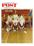 "Losing the Game" Saturday Evening Post Cover  February 16 1952