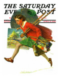 "Wet Paint" Saturday Evening Post Cover  April 12 1930