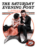 "Palm Reader" or "Fortuneteller" Saturday Evening Post Cover  March 12 1921