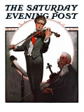 "Violin Virtuoso" Saturday Evening Post Cover  April 28 1923