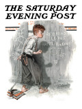 "Redhead Loves Hatti" Saturday Evening Post Cover  September 16 1916