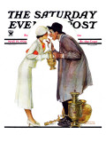 "Bargaining with Antique Dealer" Saturday Evening Post Cover  May 19 1934