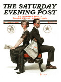 "Election Debate" Saturday Evening Post Cover  October 9 1920