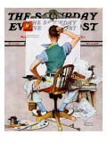 "Blank Canvas" Saturday Evening Post Cover  October 8 1938