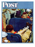 "Travel Experience" Saturday Evening Post Cover  August 12 1944