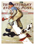 "Spilled Paint" Saturday Evening Post Cover  October 2 1937