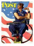 "Rosie the Riveter" Saturday Evening Post Cover  May 29 1943