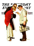 "Partygoers" Saturday Evening Post Cover  March 9 1935