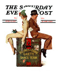 "Gaiety Dance Team" Saturday Evening Post Cover  June 12 1937