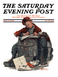 "Pen Pals" Saturday Evening Post Cover  January 17 1920