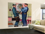 "Plumbers" Saturday Evening Post Cover  June 2 1951