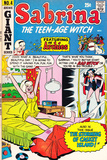 Archie Comics Retro: Sabrina the Teen-age Witch Comic Book Cover 4 featuring The Archies (Aged)