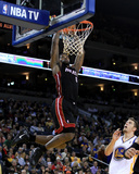 Miami Heat v Golden State Warriors: Lebron James and David Lee